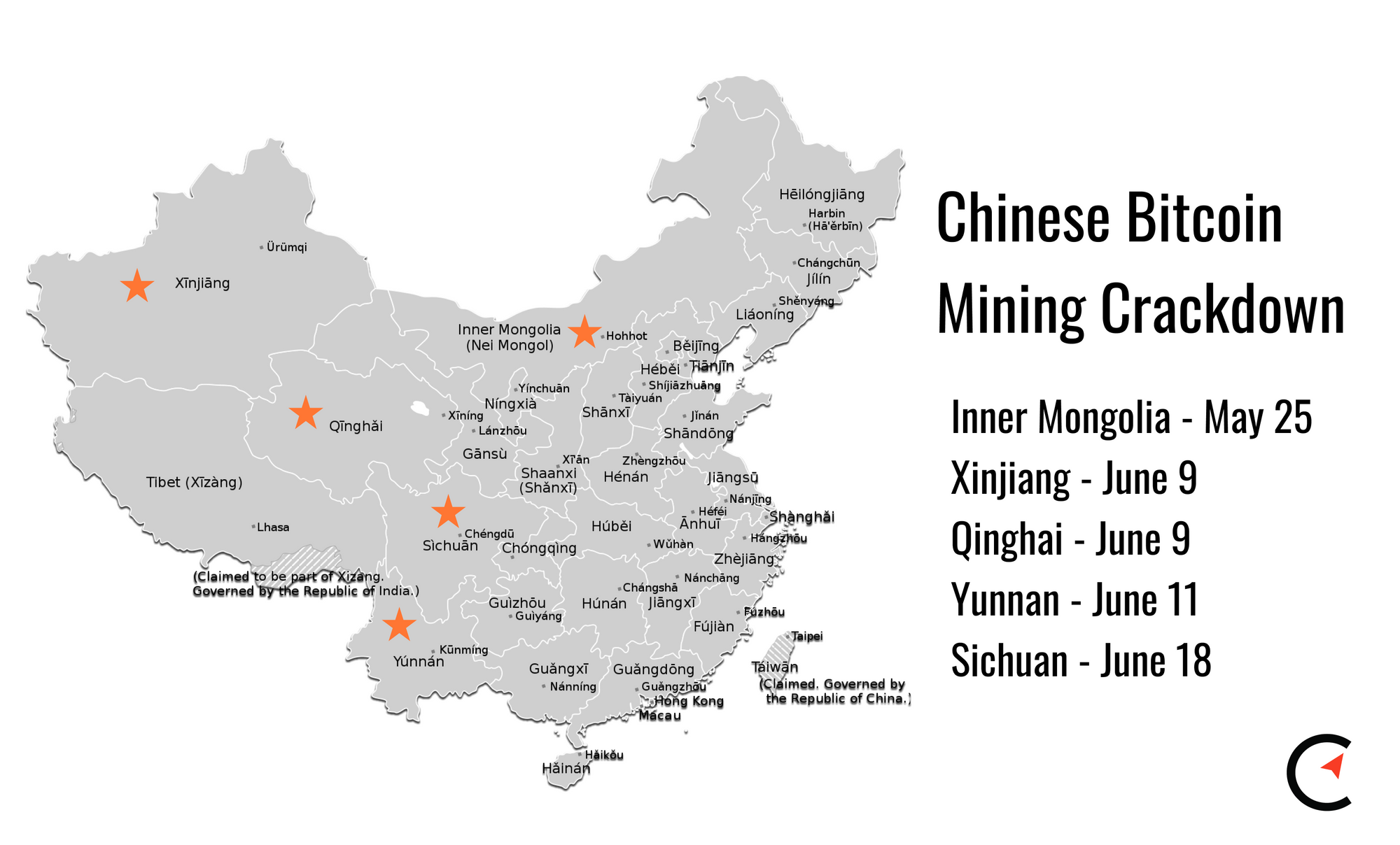Guesstimating the Cost of Moving Bitcoin Miners out of China